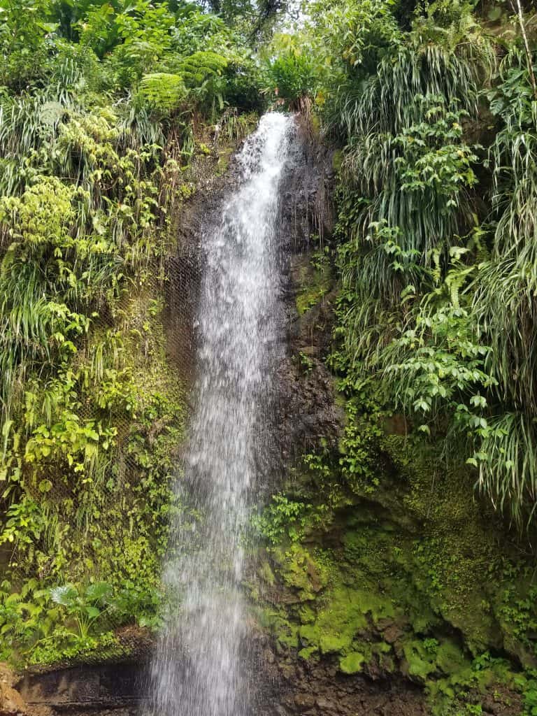 Waterfall in St. Lucia