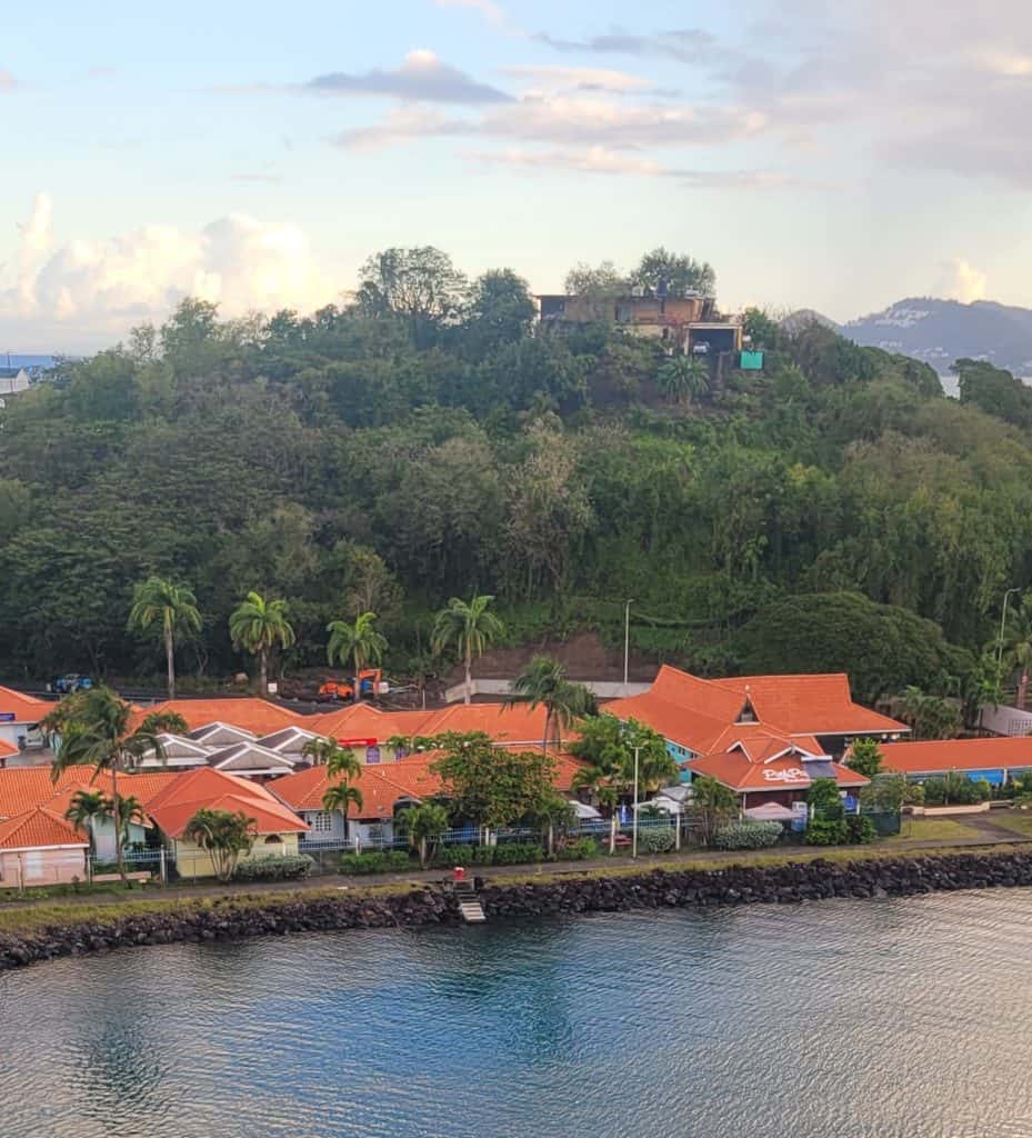 Port Area in St. Lucia