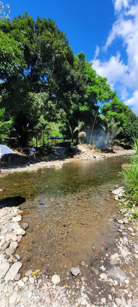 Creek and shelter