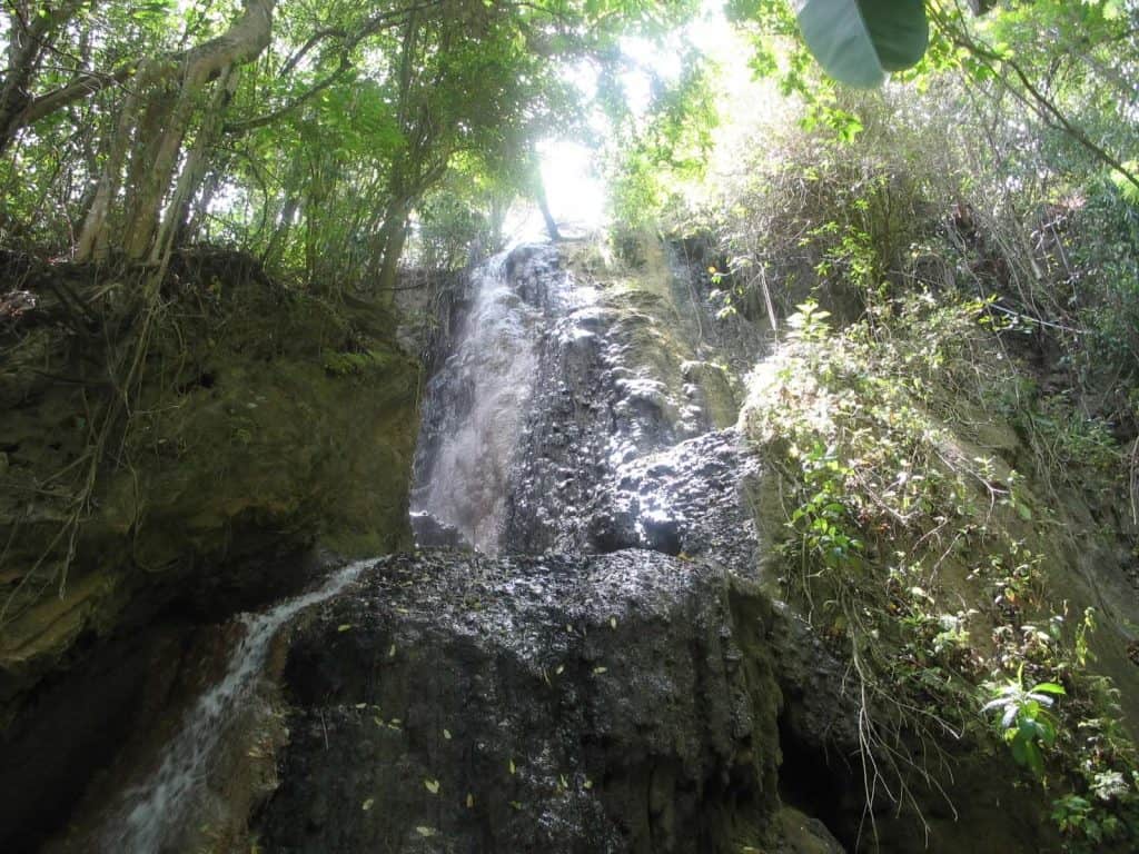 Waterfall in St. Lucia