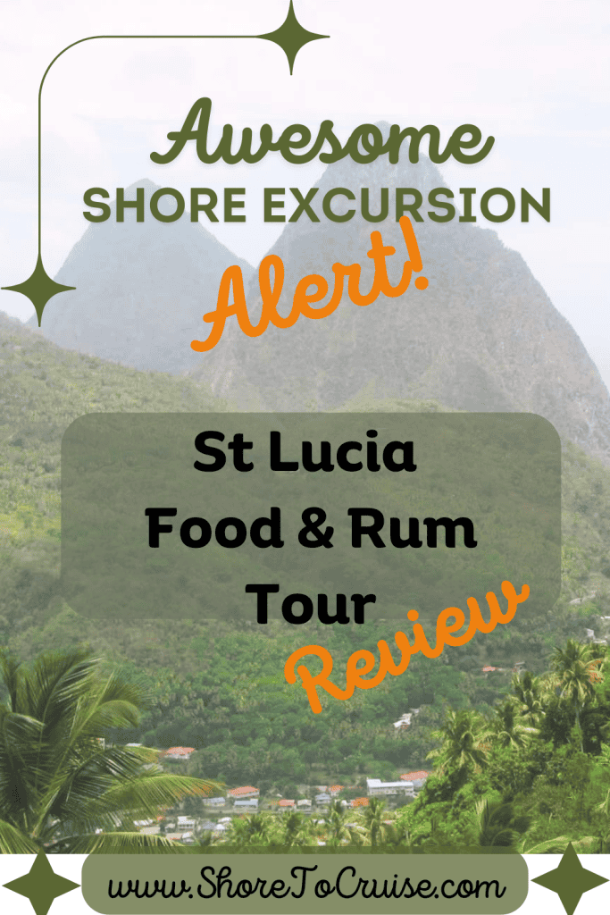 St. Lucia Shore excursion review pin