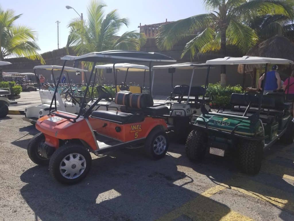 Golf Carts in Costa Maya