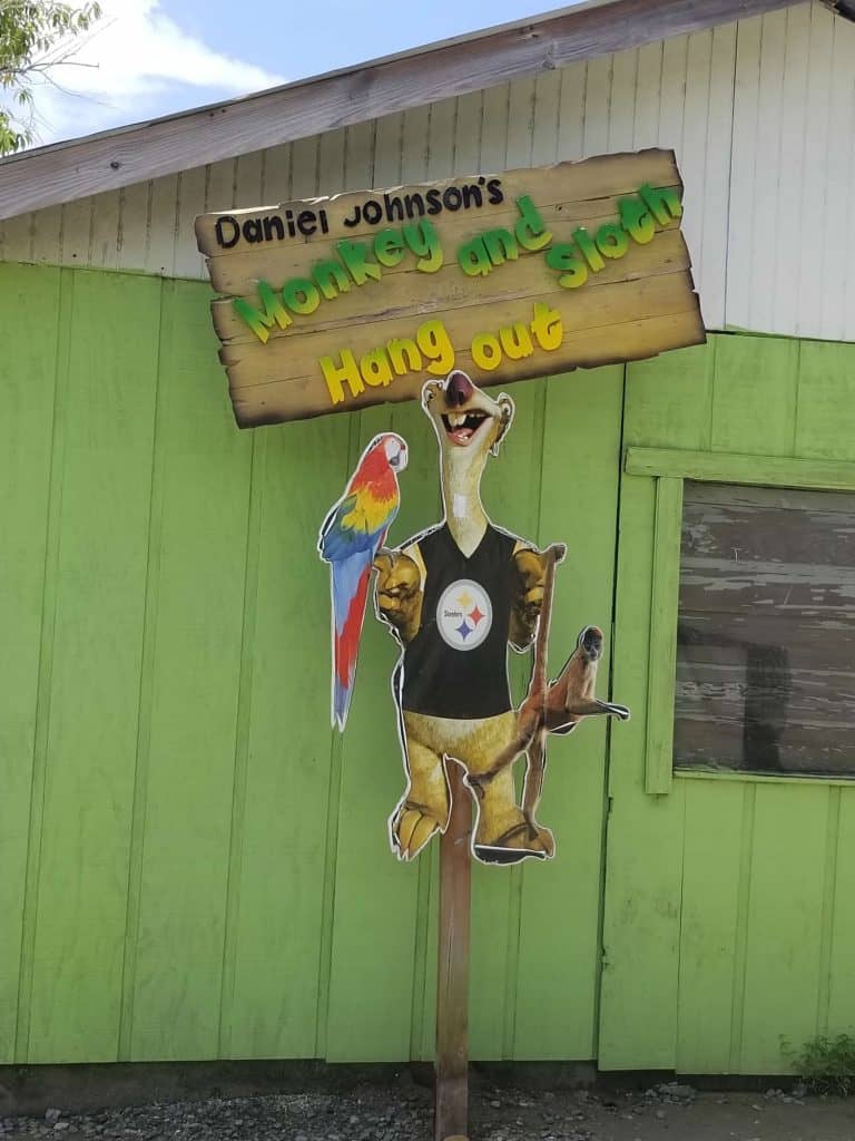 Daniel Johnson's Hangout Sign