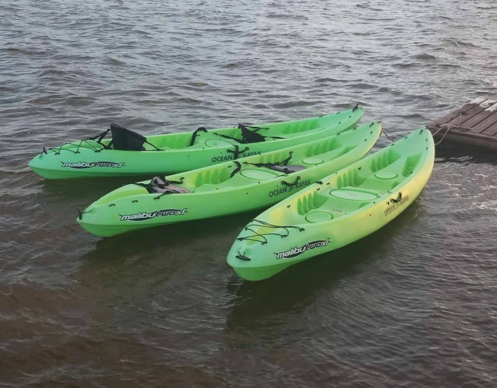 Kayaks in Belize