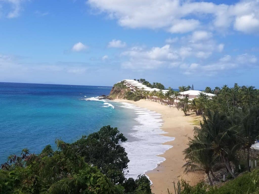 Shore Line in the Caribbean