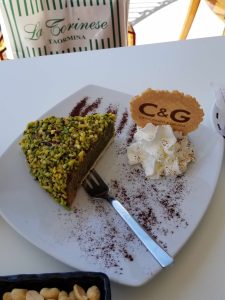 Pistachio cake in Sicily