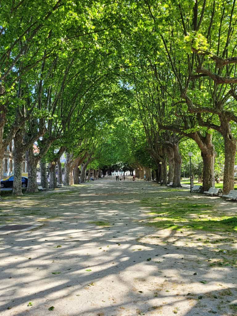 Park in Ferrol Spain