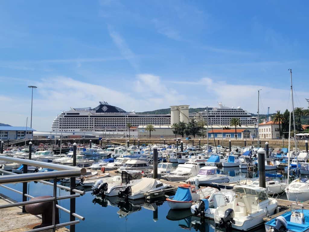 MSC Poesia in Ferrol, Spain