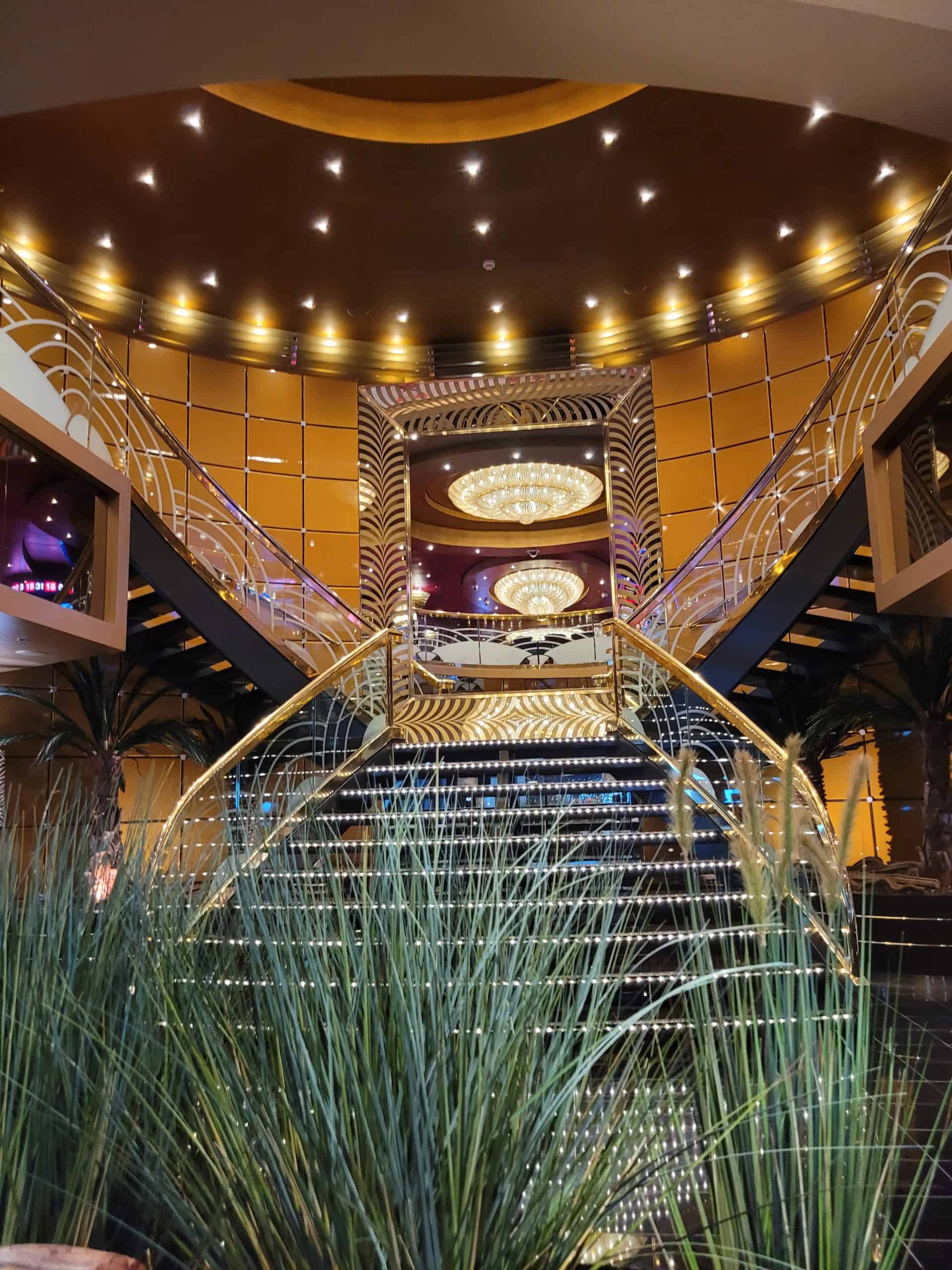 Crystal Staircase on MSC's Poesia