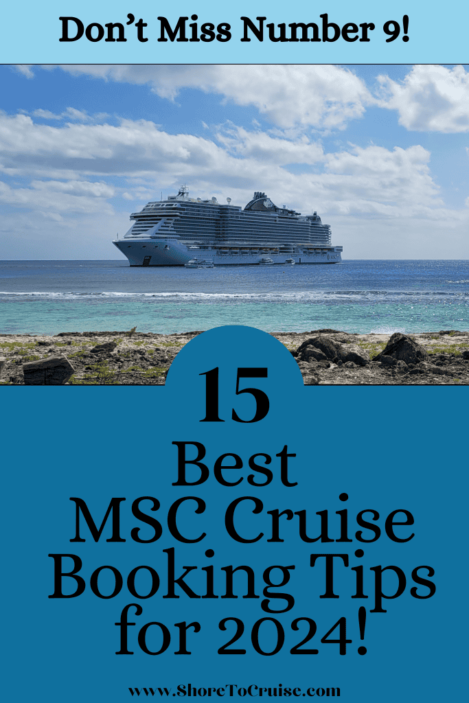 Pinterest Pin 15 Best MSC Booking tips