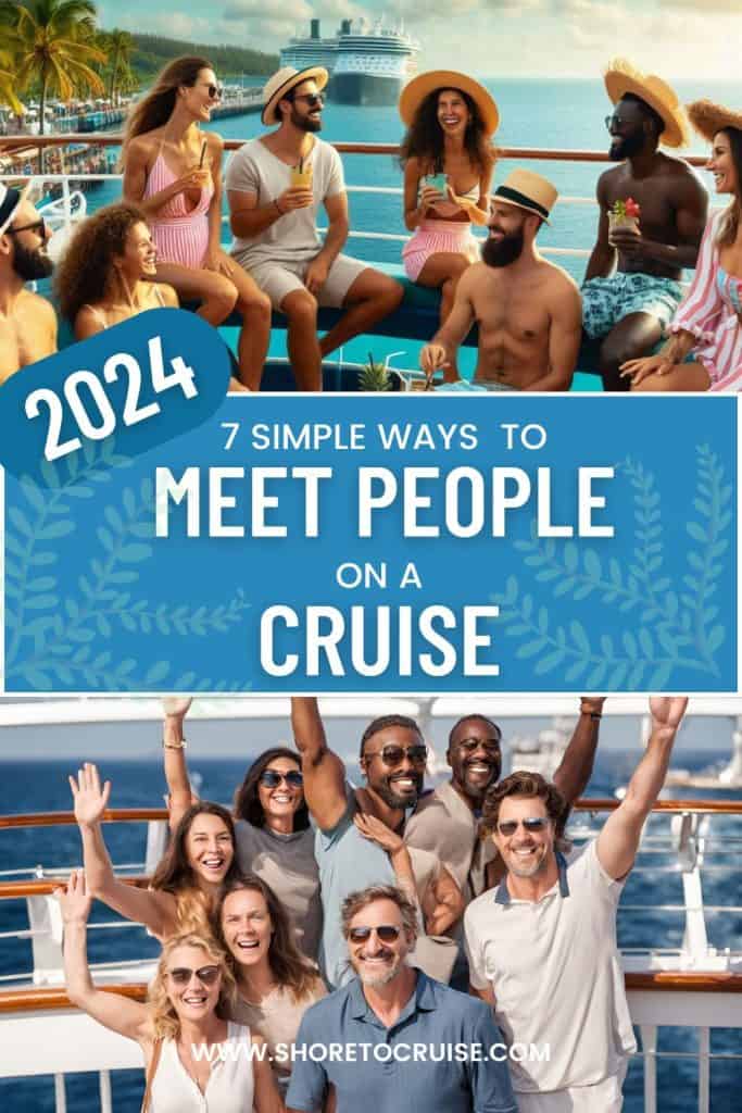 Pinterest Pin Simple Ways To Meet People on a Cruise