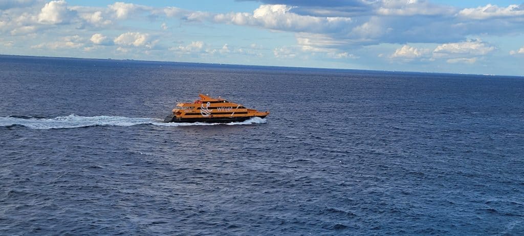 Picture of the ferry that runs from Cozumel to Playa Del Carmen