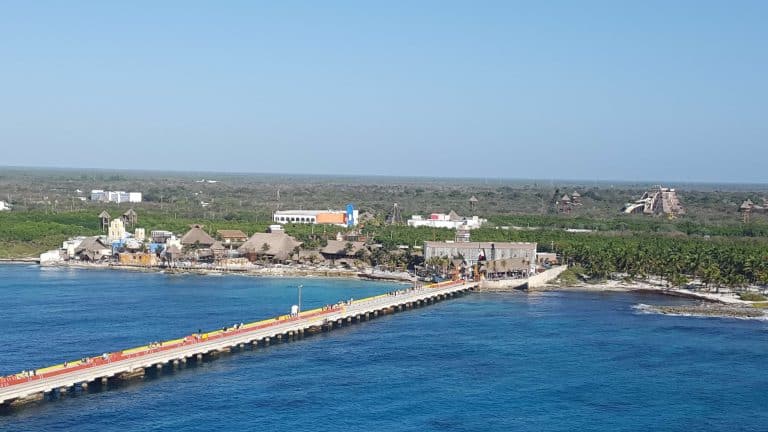 Cruise Port Pier in the Caribbean