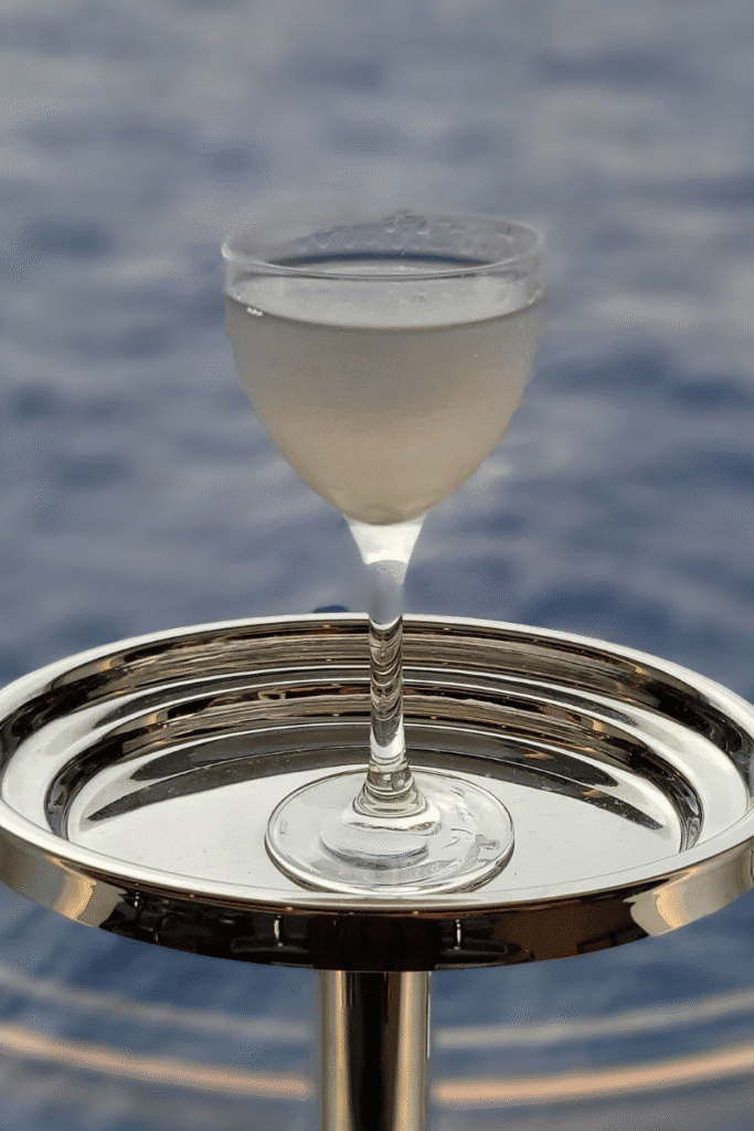 Virgin Voyages Fancy drink 
