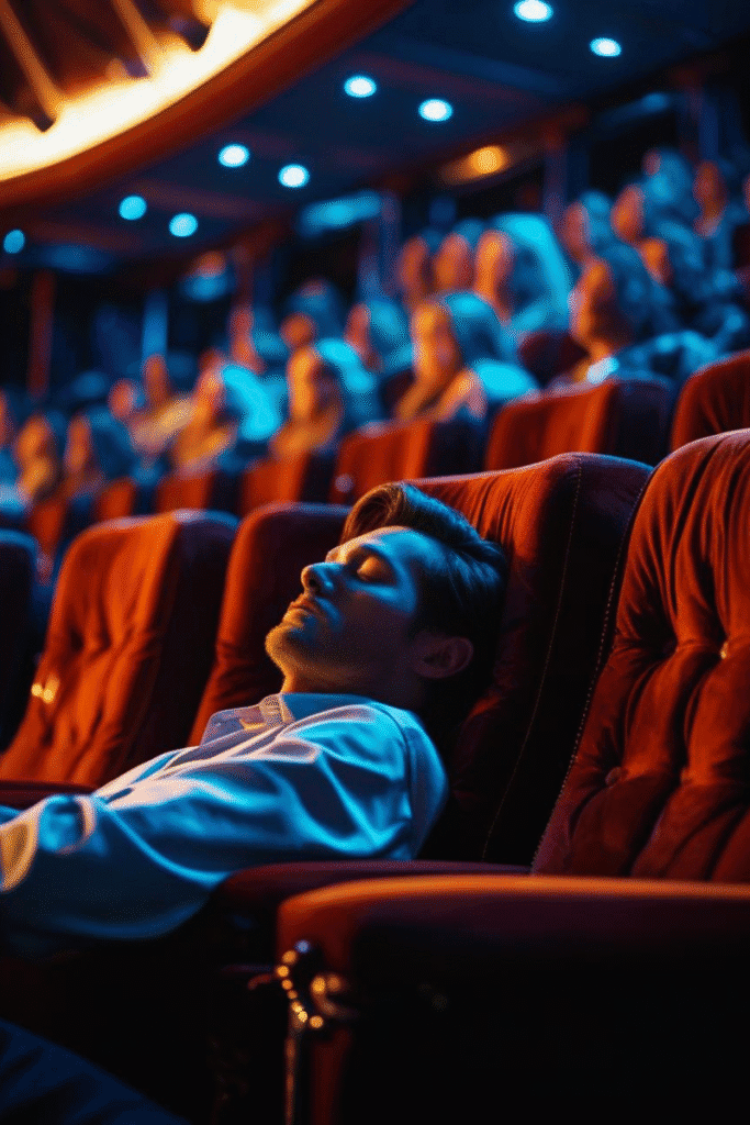 Sleeping during a show