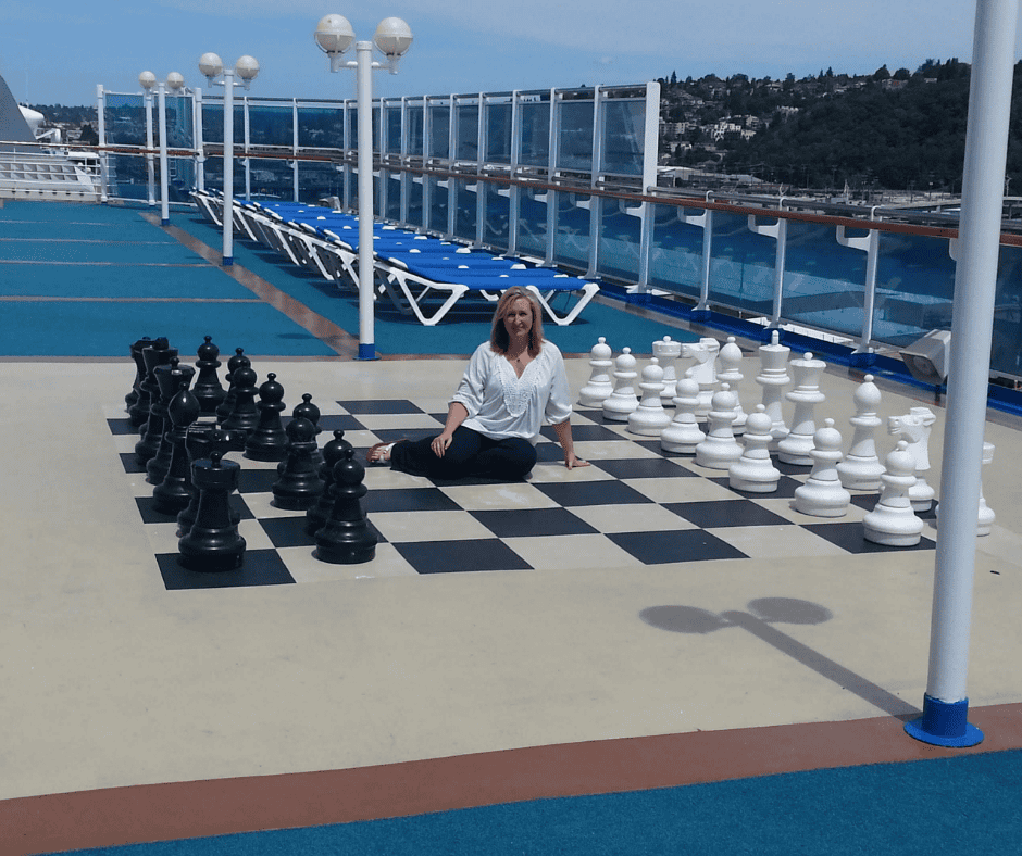 Giant Chess on a Cruise SHip