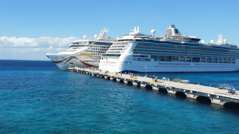 Hidden Gem Cruise ships at the pier