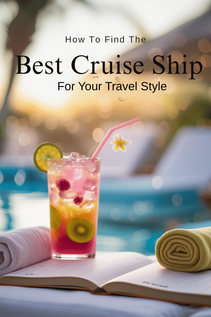 Best Cruise Ship For YOur Travel Style Pinterest Pin