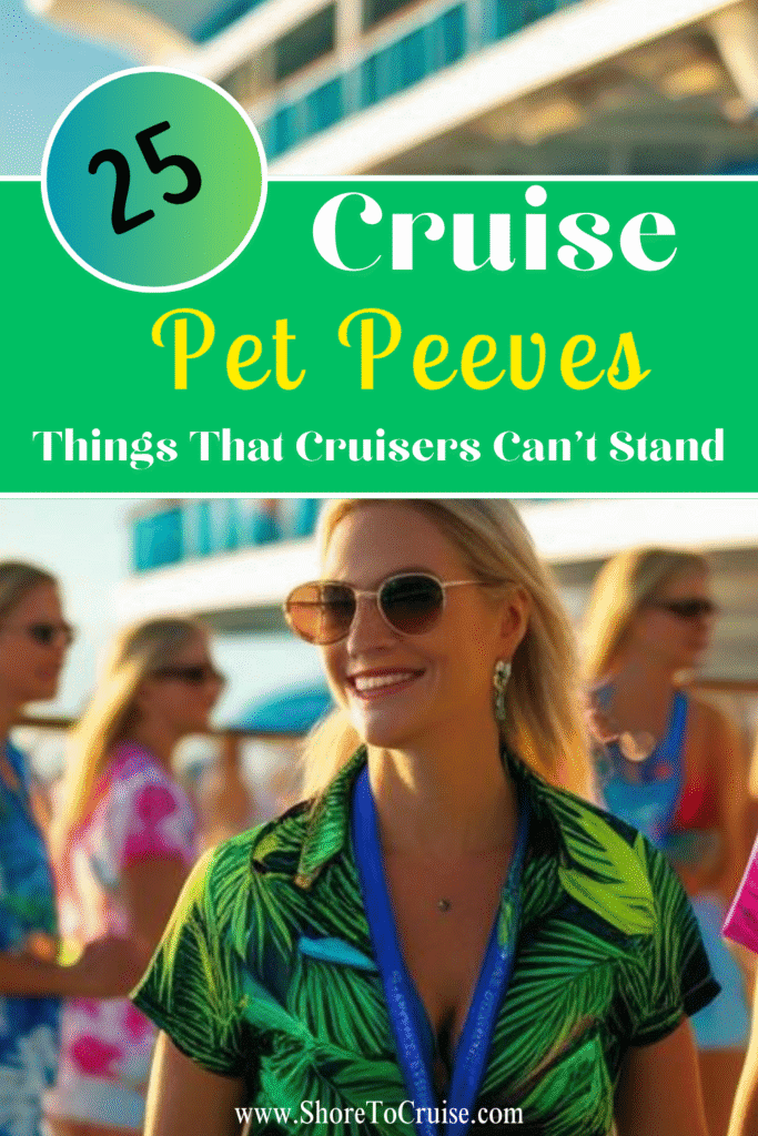 25 Cruise Pet Peeves Pinterest Pins