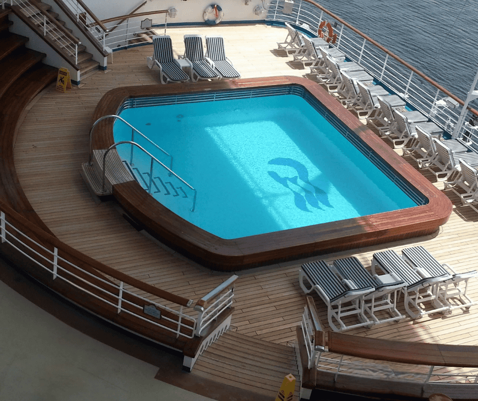 Pool on a Princess Cruise SHip