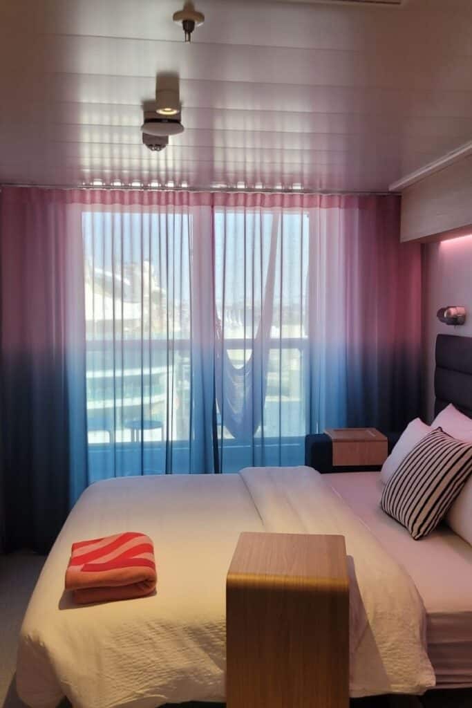 Sea Terrace Cabin on a virgin voyages ship