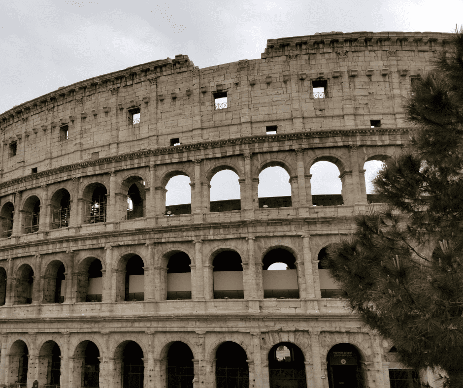 The Colosseum in Rome, an iconic landmark often included on European cruise itineraries and a highlight when planning a trip.